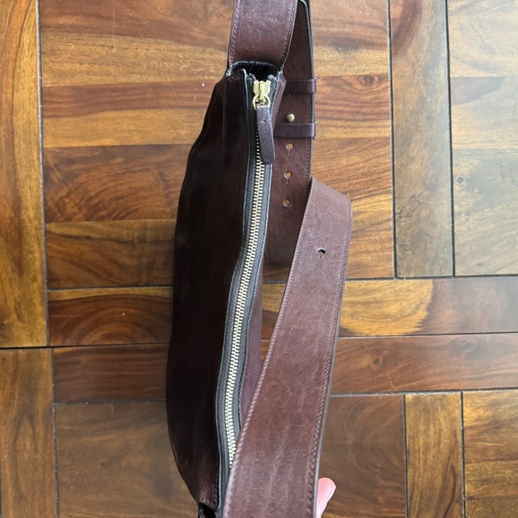 Il Bisonte Oliveta Leather Hobo Bag Caffe - Picture 9 of 14